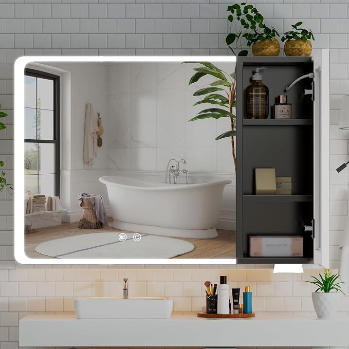 LED Lighted Bathroom Medicine Cabinet - Image 6