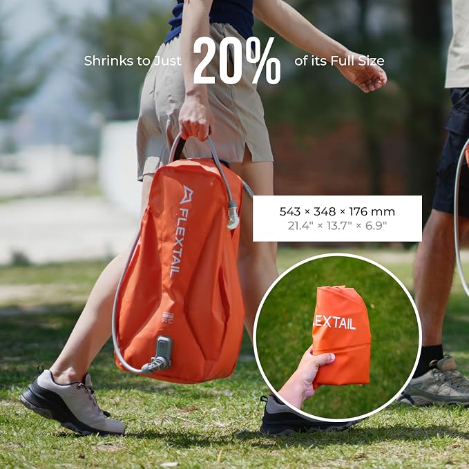 FLEXTAILGEAR Camping Shower Bag - Image 2