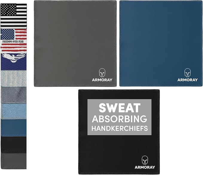 ARMORAY Sweat Absorbing Towel Handkerchief – Quick-Dry Microfiber Gym Towels by ARMORAY