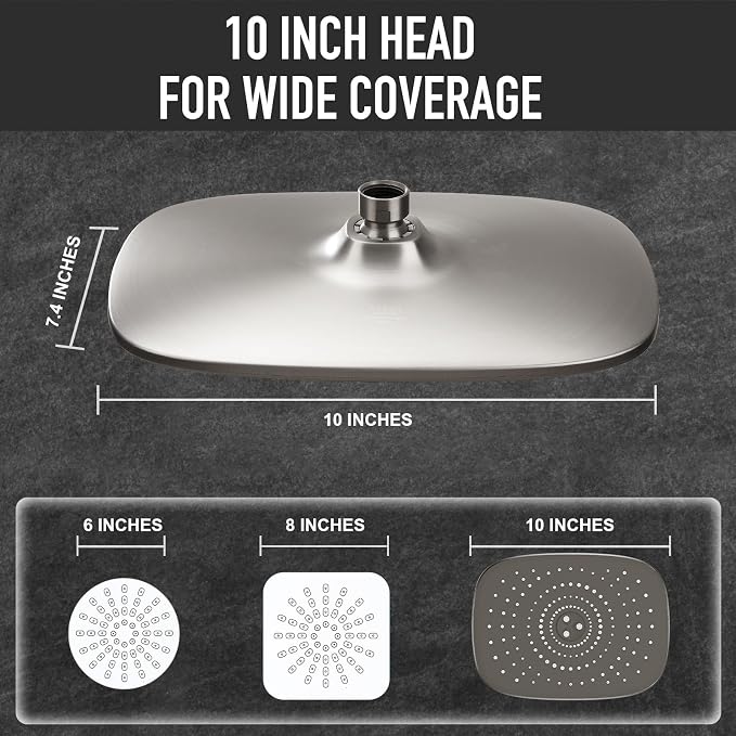 Veken 10'' Rain Shower Head - Image 2