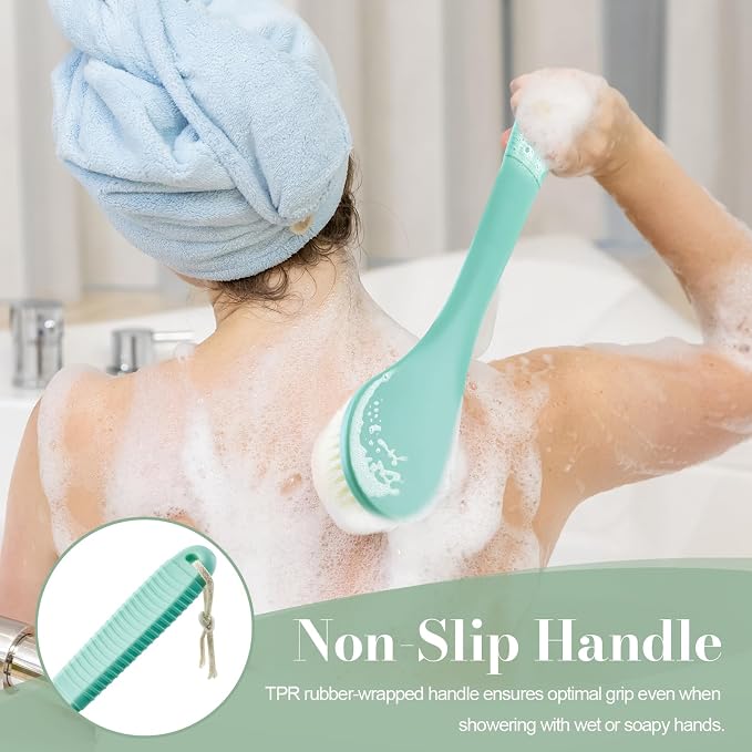 Back Scrubber for Shower, Shower Body Brush for Cleaning - Image 2