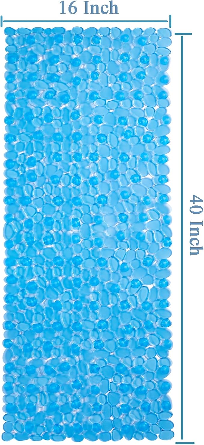 Bath Shower Mat Non Slip: Extra Large Pebble Bathtub mat - Image 2