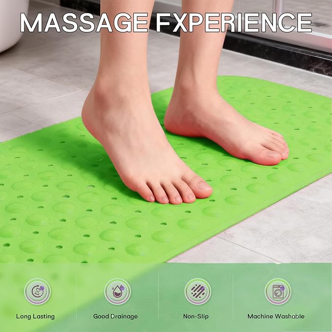 Anti-Slip Bathtub Shower mat, 39.3×15.7 inch（Approximately 100 × 40cm） Soft - Image 6