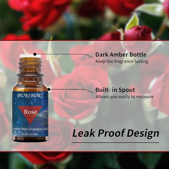 Rose and Sandalwood Essential Oil, 100% Pure, Organic Aromatherapy Essential - Image 5