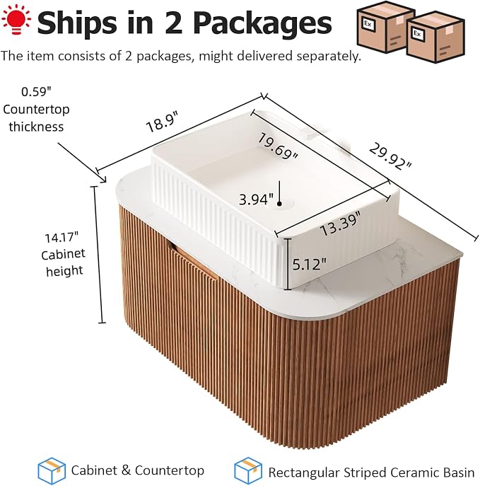 30'' Floating Bathroom Vanity - Image 2