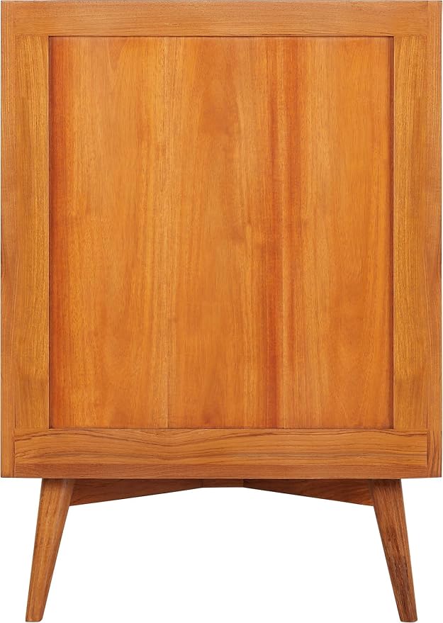 Signature Hardware 953363-24-RUMB-1 Novak 24" Freestanding Teak Single Basin - Image 9