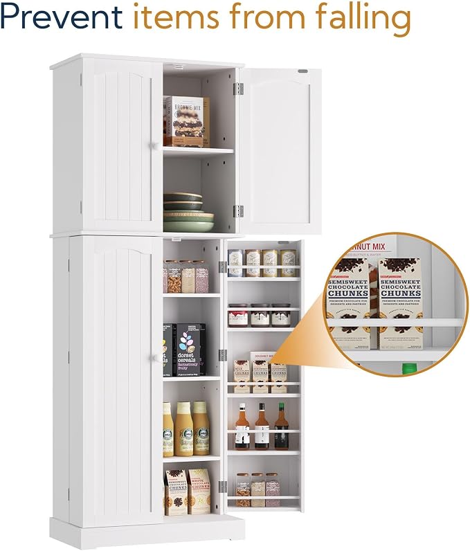Yusong 64'' Kitchen Storage Cabinet, Tall Pantry Storage Cabinet - Image 7