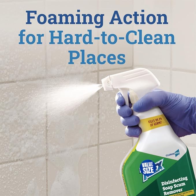 Tile Multi Surface Disinfecting Soap Scum Remover Spray, 32 Fl Oz, Kills 99.9% - Image 7