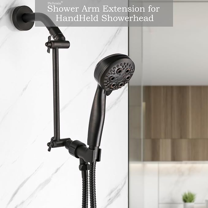 Shower Head Arm, Adjustable Shower Extension Arm - Image 4