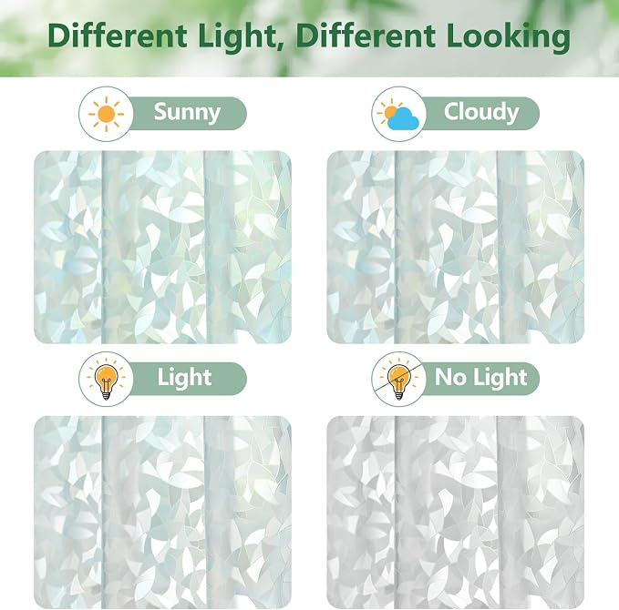 AooHome Stall Shower Curtain Liner - Image 2