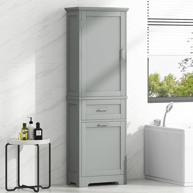 Favfurish 68" Tall Bathroom Storage Cabinet - Image 3