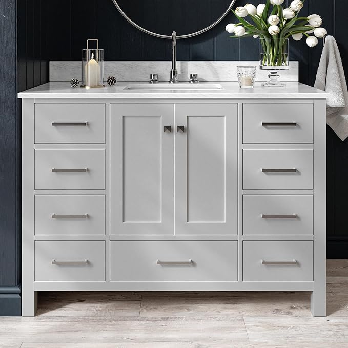 ARIEL 49" Grey Bathroom Vanity by Ariel