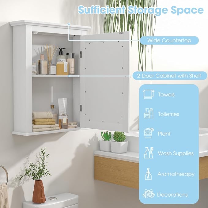 Safeplus White Medicine Cabinet - Image 7