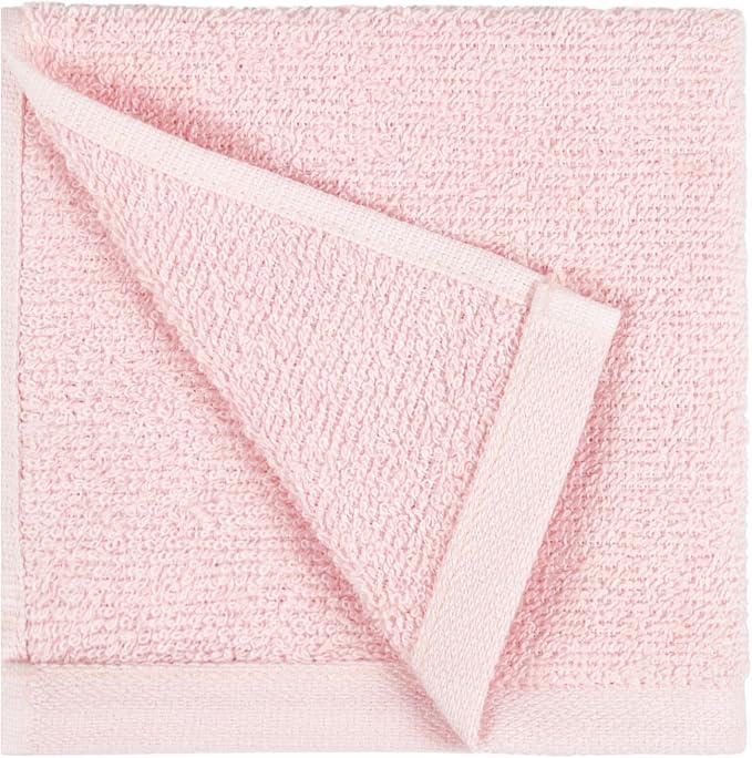 Amazon Basics face Towels for bathroom, 100% Cotton Extra Absorbent washcloth - Image 7