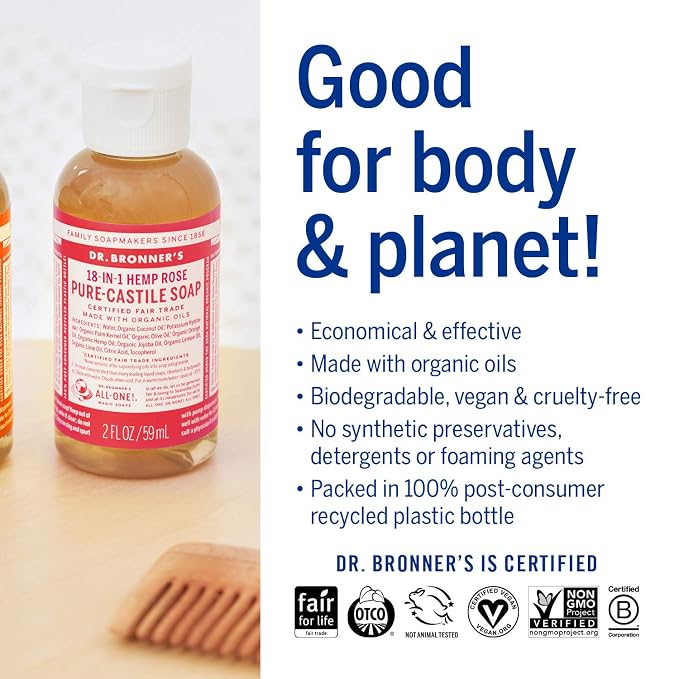 Dr. Bronner's - Pure-Castile Liquid Soap - Made - Image 4