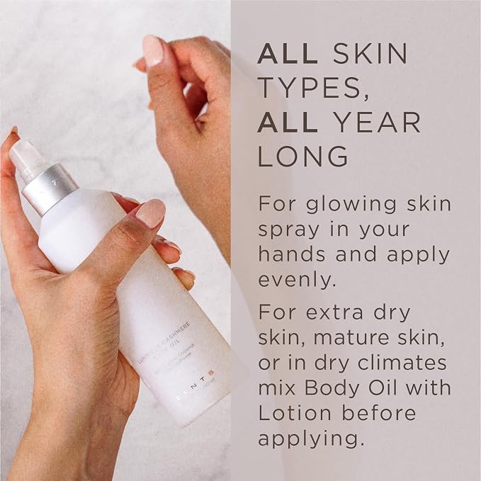Zents Luminous Cashmere Body Oil | Moisturizing Body Oil - Image 5