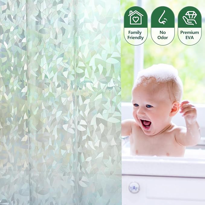 AooHome Stall Shower Curtain Liner - Image 4