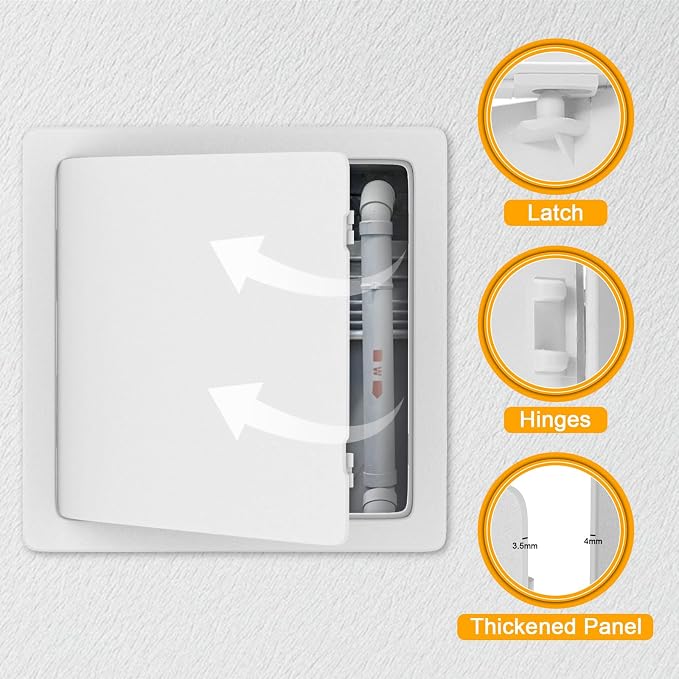 Suteck Plumbing Access Panel for Drywall Ceiling 12 x 12 Inch Reinforced - Image 5