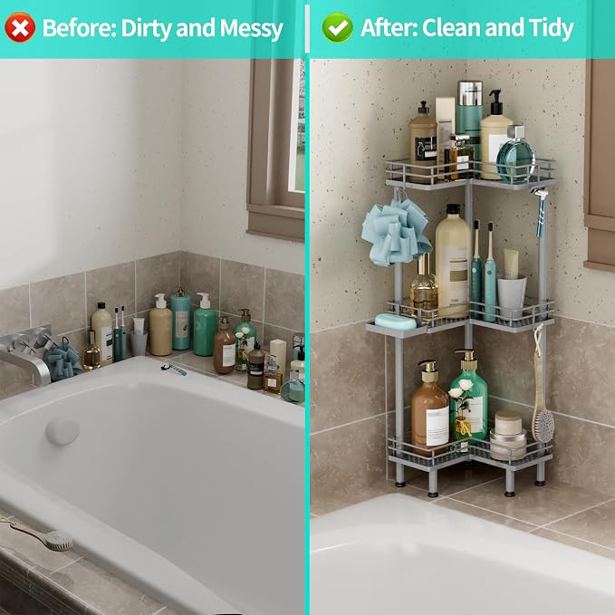 HapiRm Corner Shower Caddy Standing - Image 6