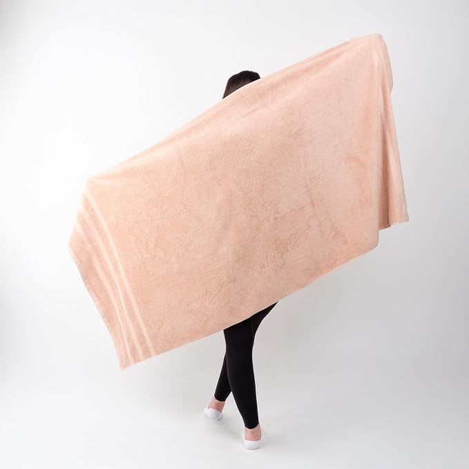 SOFE H&L | Olea Luxury Cotton Turkish Bath Towels Set of 4 Blush | Premium - Image 6