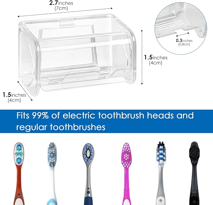 Toothbrush Holder Wall Mounted - Image 4
