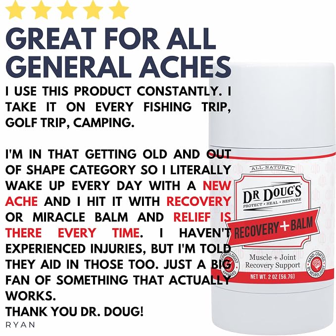Dr. Doug's Recovery Balm for Runners – Muscle Soreness & Joint Discomfort - Image 8