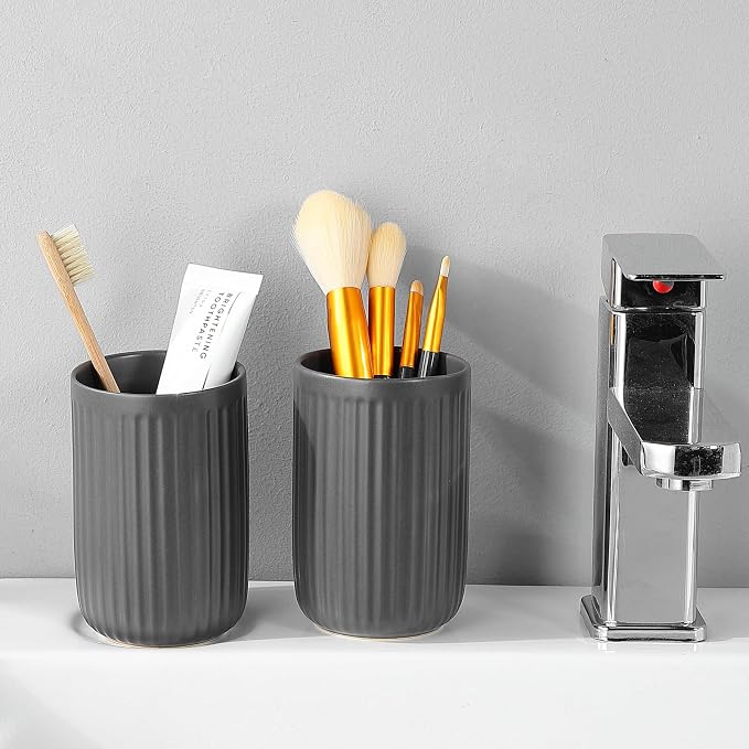Grey Toothbrush Holders for Bathrooms - Image 7
