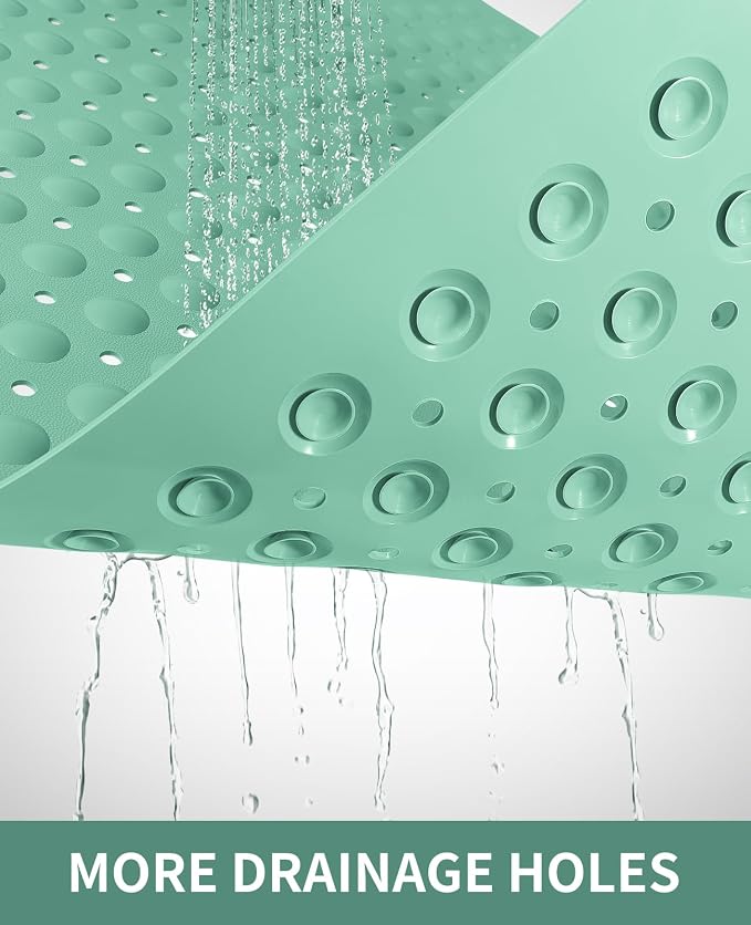 Yolife Extra Large TPE Shower Mat, 47.2" L x 31.5" W Anti Slip Bath Mat - Image 5
