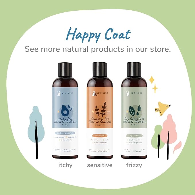 kin+kind Dog Shampoo with Activated Charcoal - Image 7