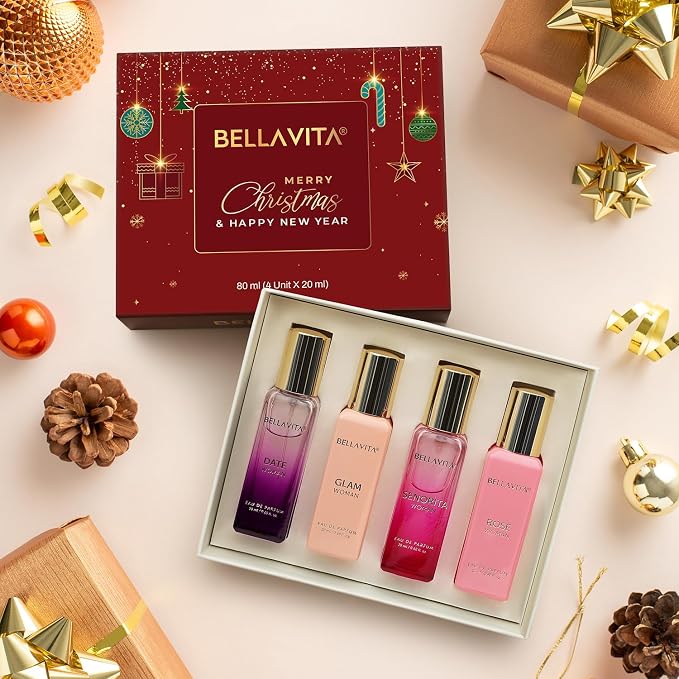 BellaVita Luxury Women's Perfume Gift Set | Notes of Floral, Spicey Red Fruit - Image 4