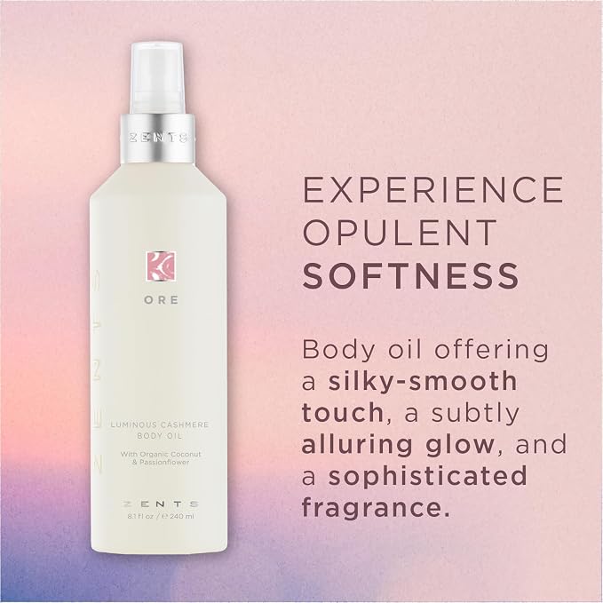 Zents Luminous Cashmere Body Oil | Moisturizing Body Oil - Image 2