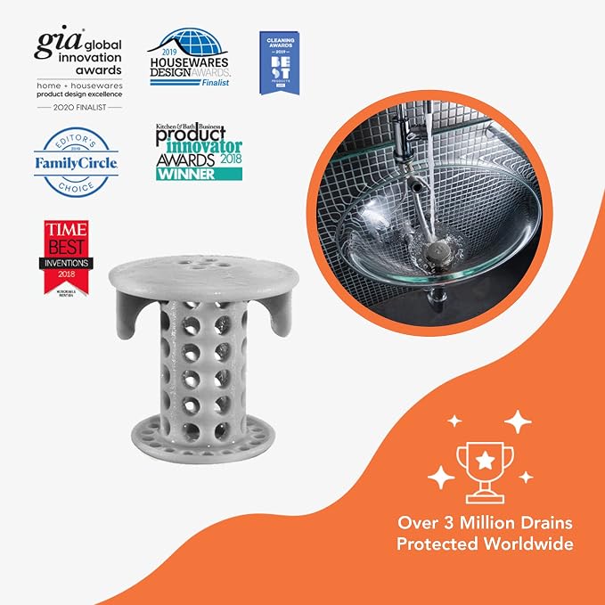 SinkShroom The Revolutionary Sink Drain Protector Hair Catcher/Strainer/Snare - Image 8