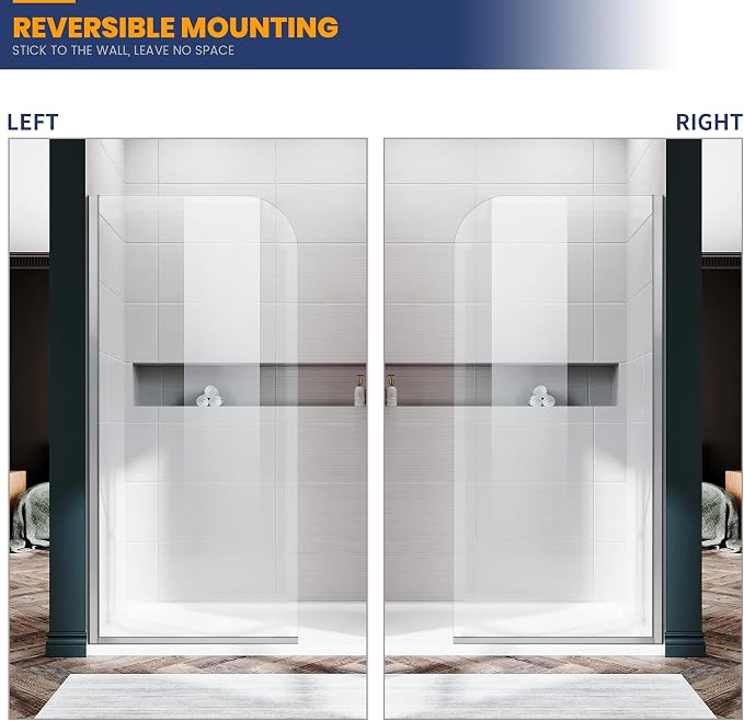 Glass Shower Panel, Simple Shower Door Panel - Image 7