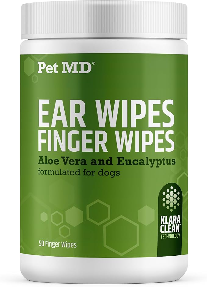 Dog Ear Cleaning Finger Wipes by PetMD