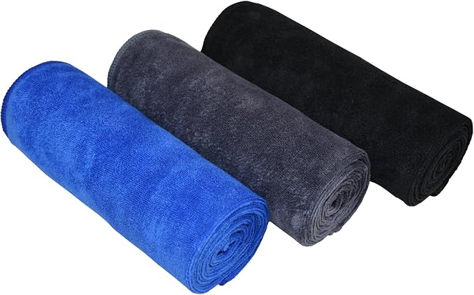 Gym Towels for Men & Women Microfiber Sports Towel Set Fast Drying & Absorbent by MAYOUTH