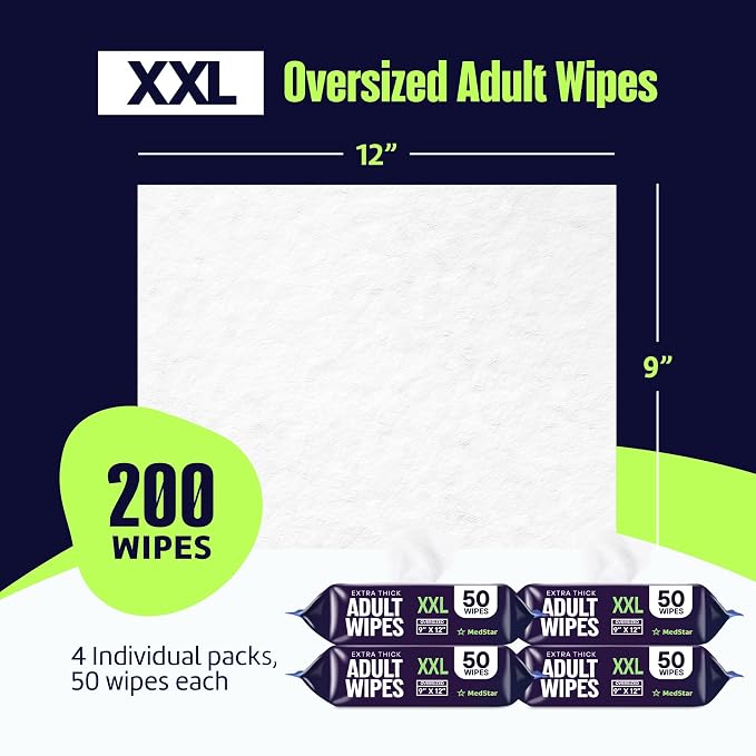 Adult Wipes for Elderly 4 Pack - Image 7