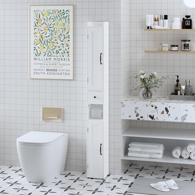 Tall Bathroom Storage Cabinet - Image 8