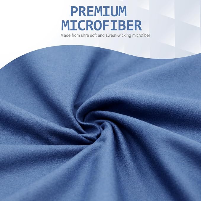 Eunzel Quick Dry Camping Towel, Microfiber Travel Towel Super Absorbent Fast - Image 6