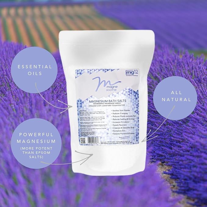 5.5lb MagneSoothe Lavender Magnesium Bath Salt - Image 3