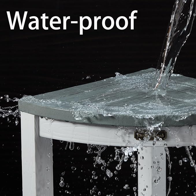 HDPS Corner Shower Stool, Heavy Duty Bench Seat - Image 5