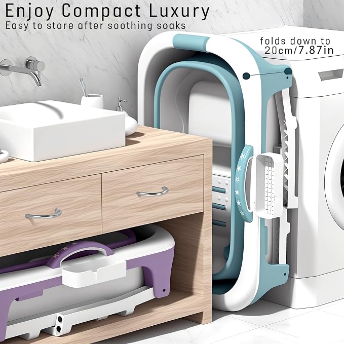 Foldable Bathtub for Adults, Portable Bathtub for Shower, Effortless - Image 5