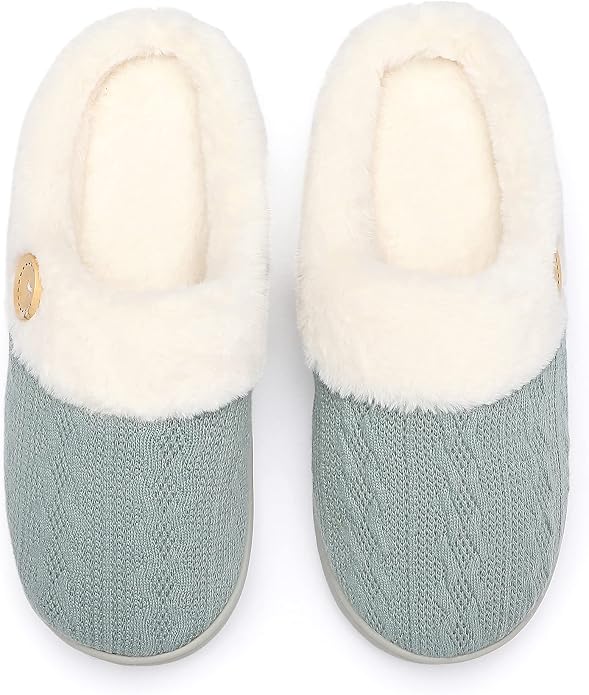 Chantomoo Womens Slipper Warm Comfy Memory Foam House Slippers Knitted Shoes - Image 5