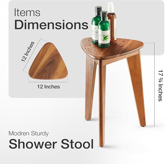 HOLANA 18" Corner Shower Foot Rest - Image 3