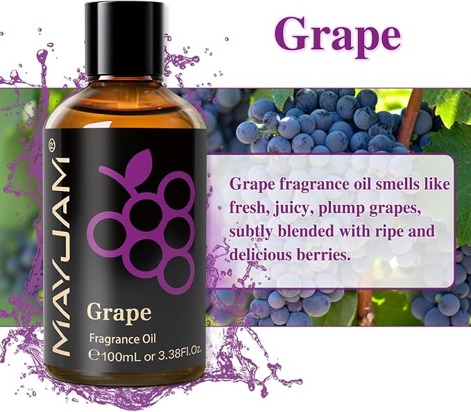 MAYJAM 100ML/3.38FL.OZ Grape Fragrance Oils - Image 4