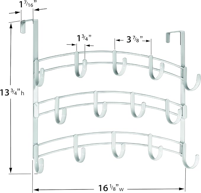 LYNK Professional® Home™ Over Door Hooks Rack - Image 6