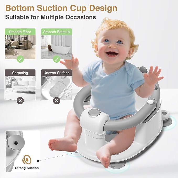 Baby Bath Seat for Babies 5 Months & Up - Image 3