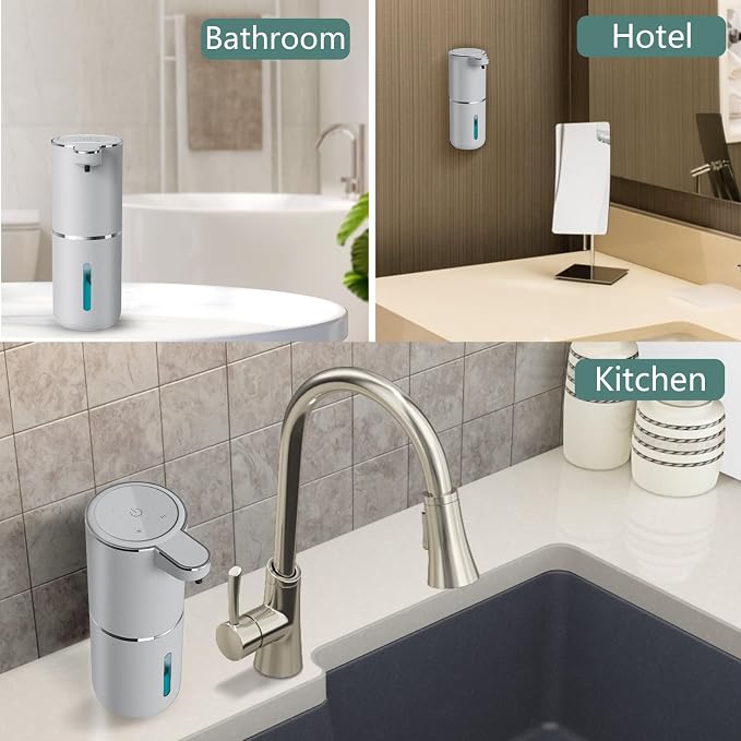 Automatic Soap Dispenser – Touchless Foaming Soap Dispenser 400ml USB - Image 5