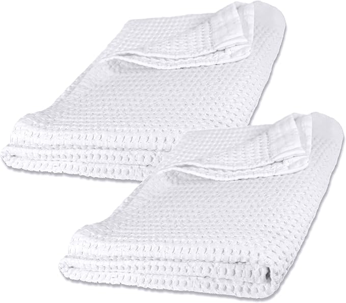 GILDEN TREE Waffle Bath Sheet Quick Dry Towel, Thin Luxury Bath Towels by GildenTree