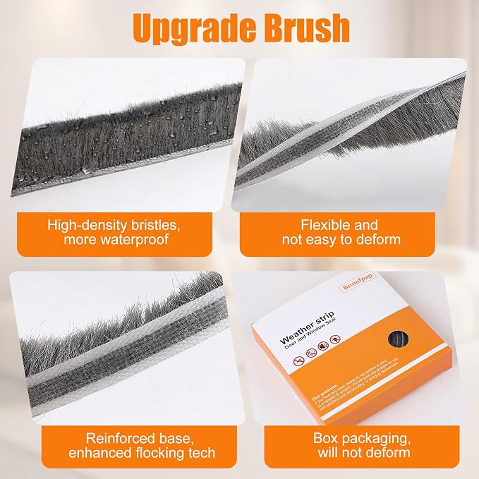 33.3FT Self-Adhesive Weather Stripping Seal - Image 6