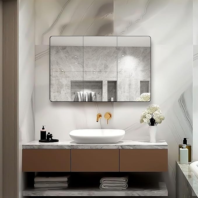 Black Bathroom Medicine Cabinet - Image 2